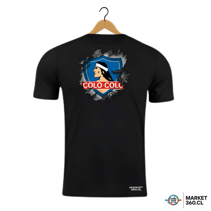 Polera Exclusiva Colo Colo – Diseño Escudo Colo Colo  1