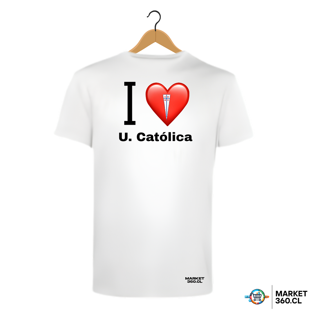 Polera Exclusiva Universidad Catolica – I love UC 1