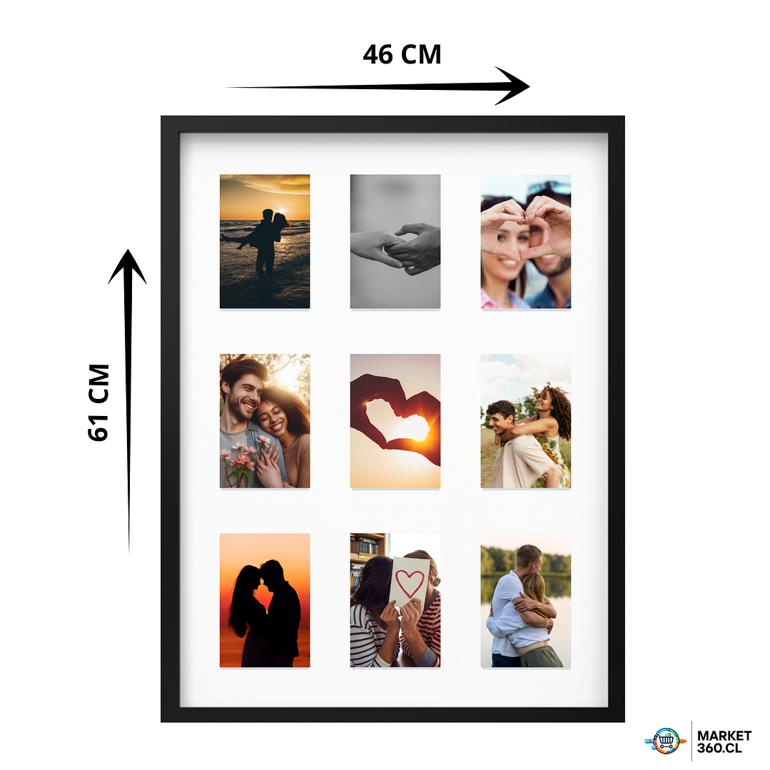 Cuadro Love 9 fotografÍas  2