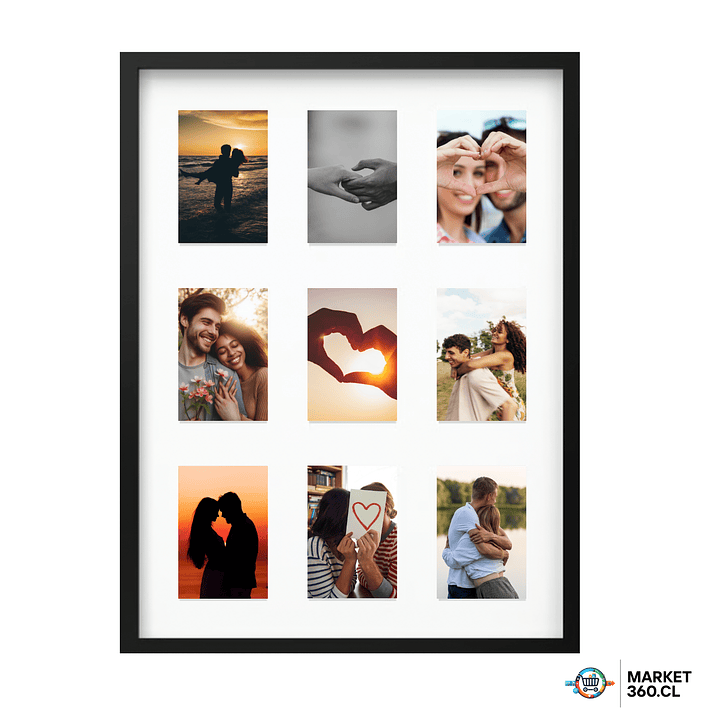 Cuadro Love 9 fotografÍas  1