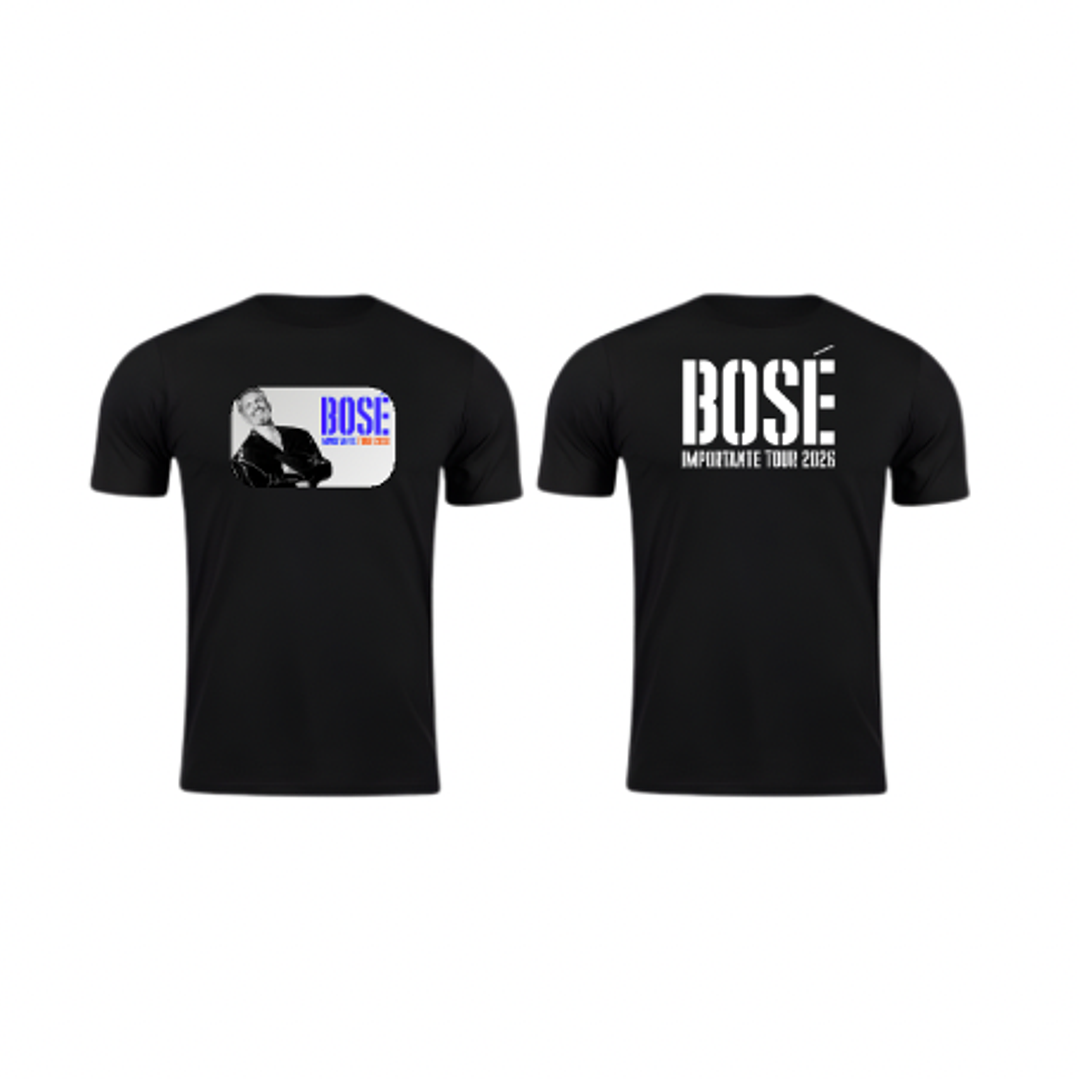 Polera Miguel Bosé – Importante Tour 2026 | Edición Exclusiva 1