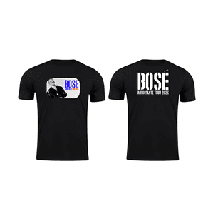 Polera Miguel Bosé – Importante Tour 2026 | Edición Exclusiva