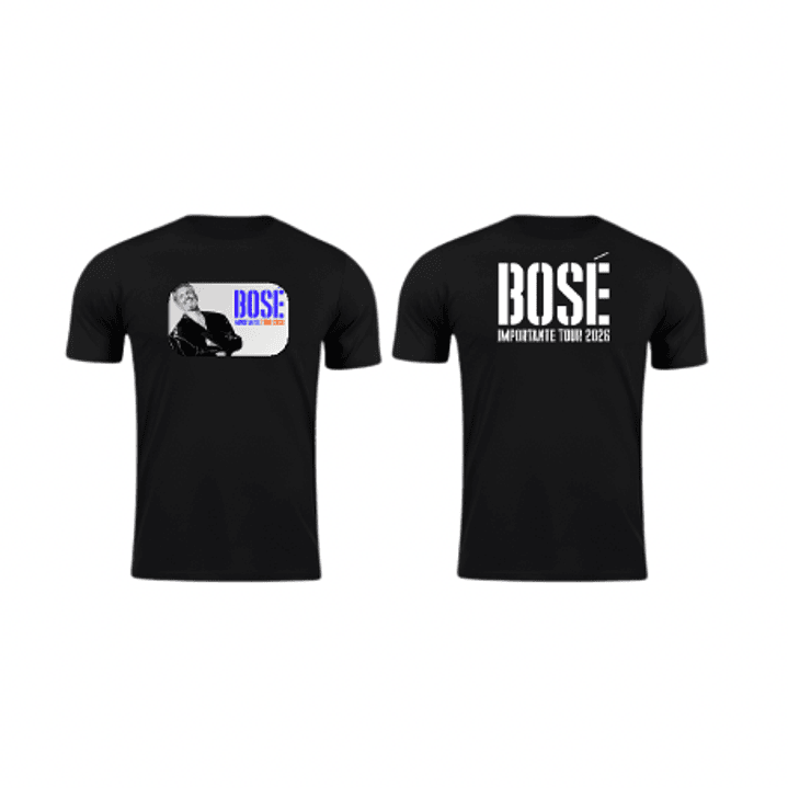 Polera Miguel Bosé – Importante Tour 2026 | Edición Exclusiva 1