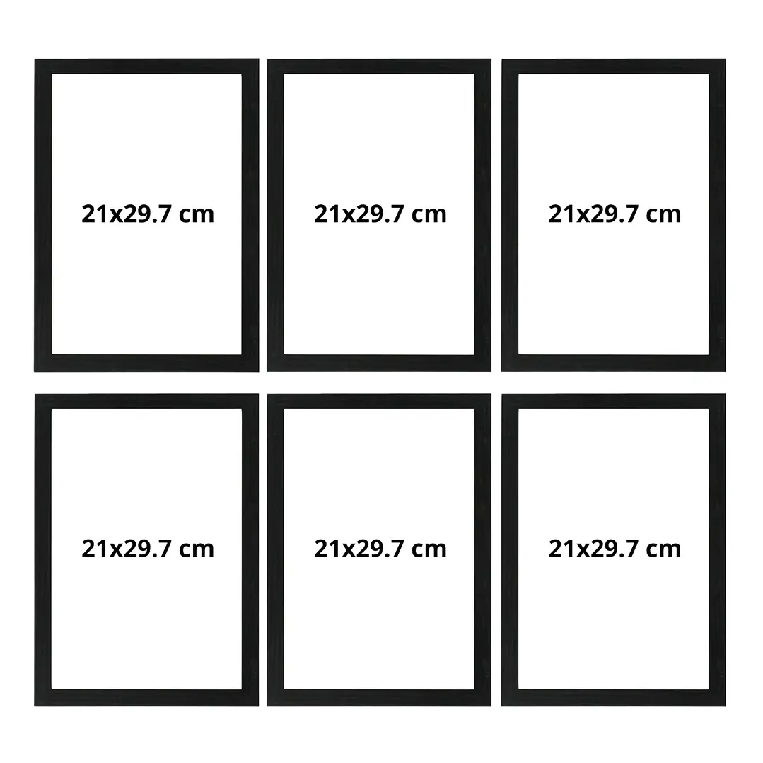 Pack 6 Marcos Fotografias A4 21x29,7 cm 3