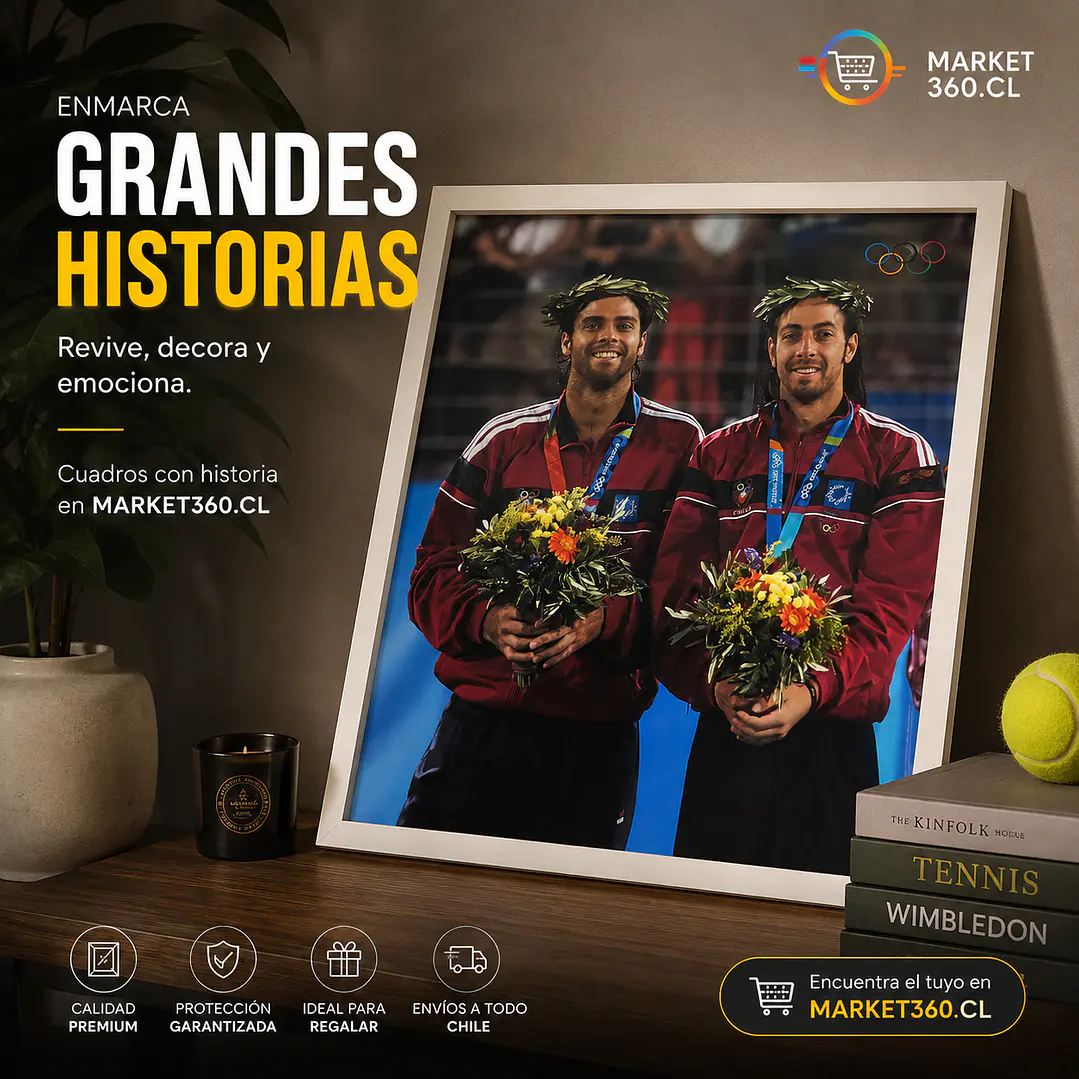 Cuadro Nicolas Massu - Fernando Gónzalez 30x40 1
