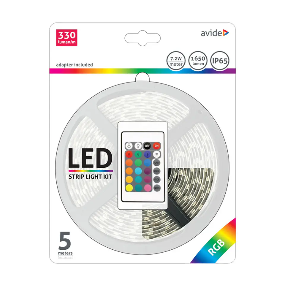 Fita LED Avide RGB COM Comando 2