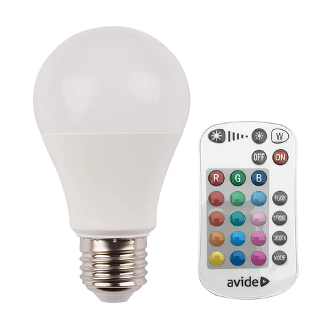 Lâmpada Avide LED RGB CLA