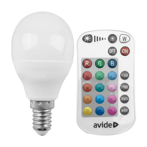 Lâmpada Avide LED RGB CLA