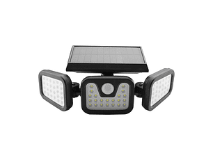 Aplique Entac LED Solar 15W Sensor com 3 Suportes