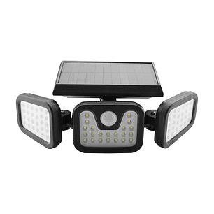 Aplique Entac LED Solar 15W Sensor com 3 Suportes