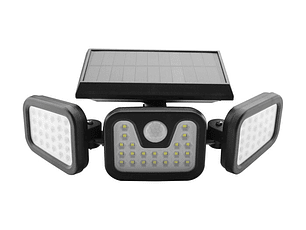Aplique Entac LED Solar 15W Sensor com 3 Suportes