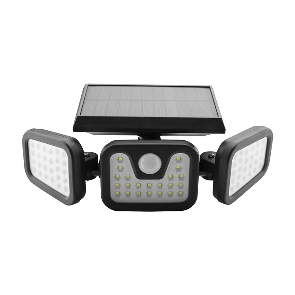 Aplique Entac LED Solar 15W Sensor com 3 Suportes 1