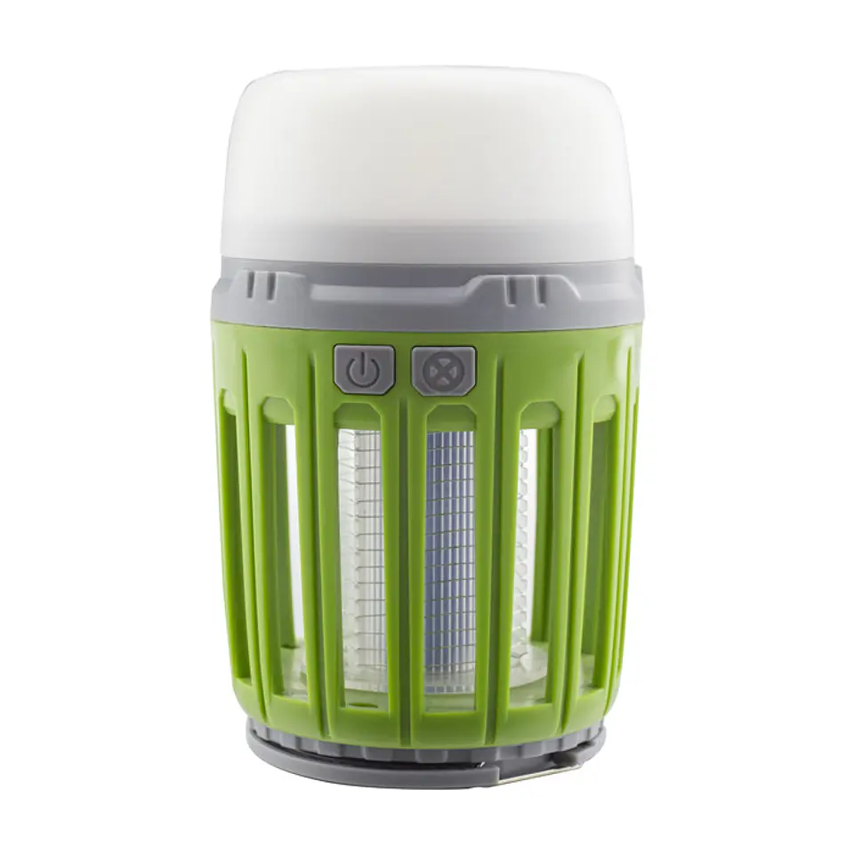 Lanterna Entac LED Campismo 3W Electrocutor de Insectos 1