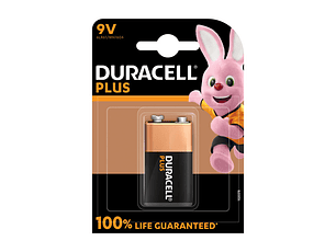 Pilhas Duracell Plus 100 MN1604 9V Bl1