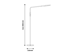 Candeeiro de Pé Avide LED Remo 9W