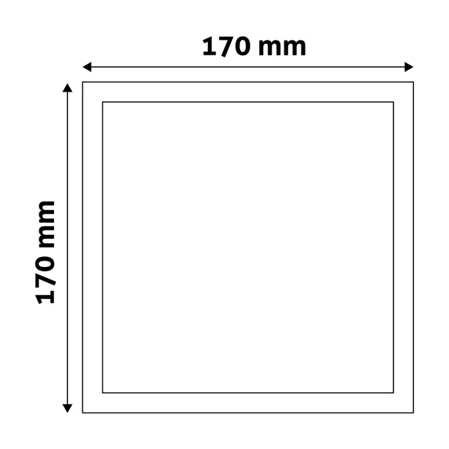Painel Avide LED Quadrado Saliente Plástico Branco 6400K 2