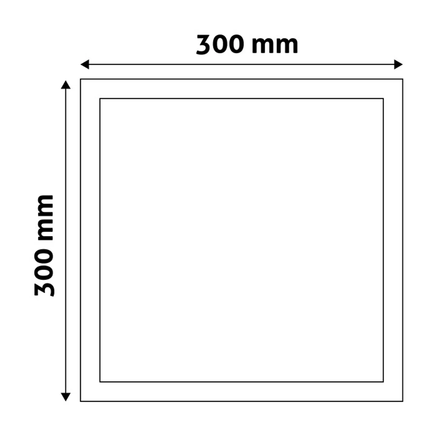 Painel Avide LED Quadrado Saliente Plástico Branco 6400K 3