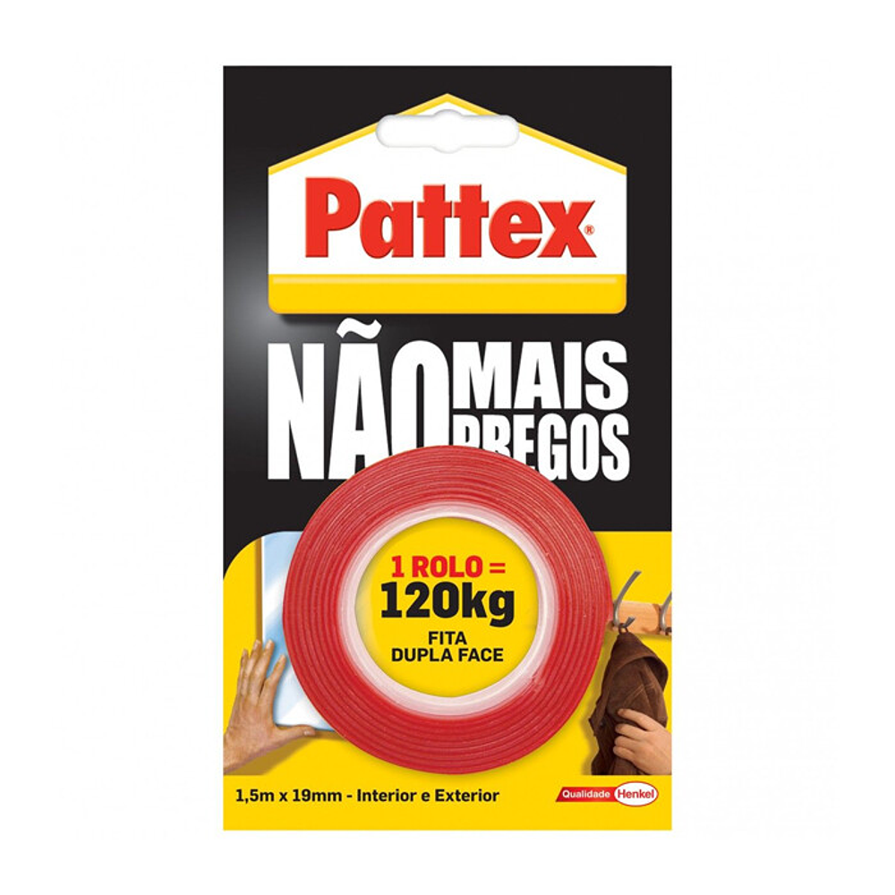 Fita Pattex Não Mais Pregos Dupla Face 1