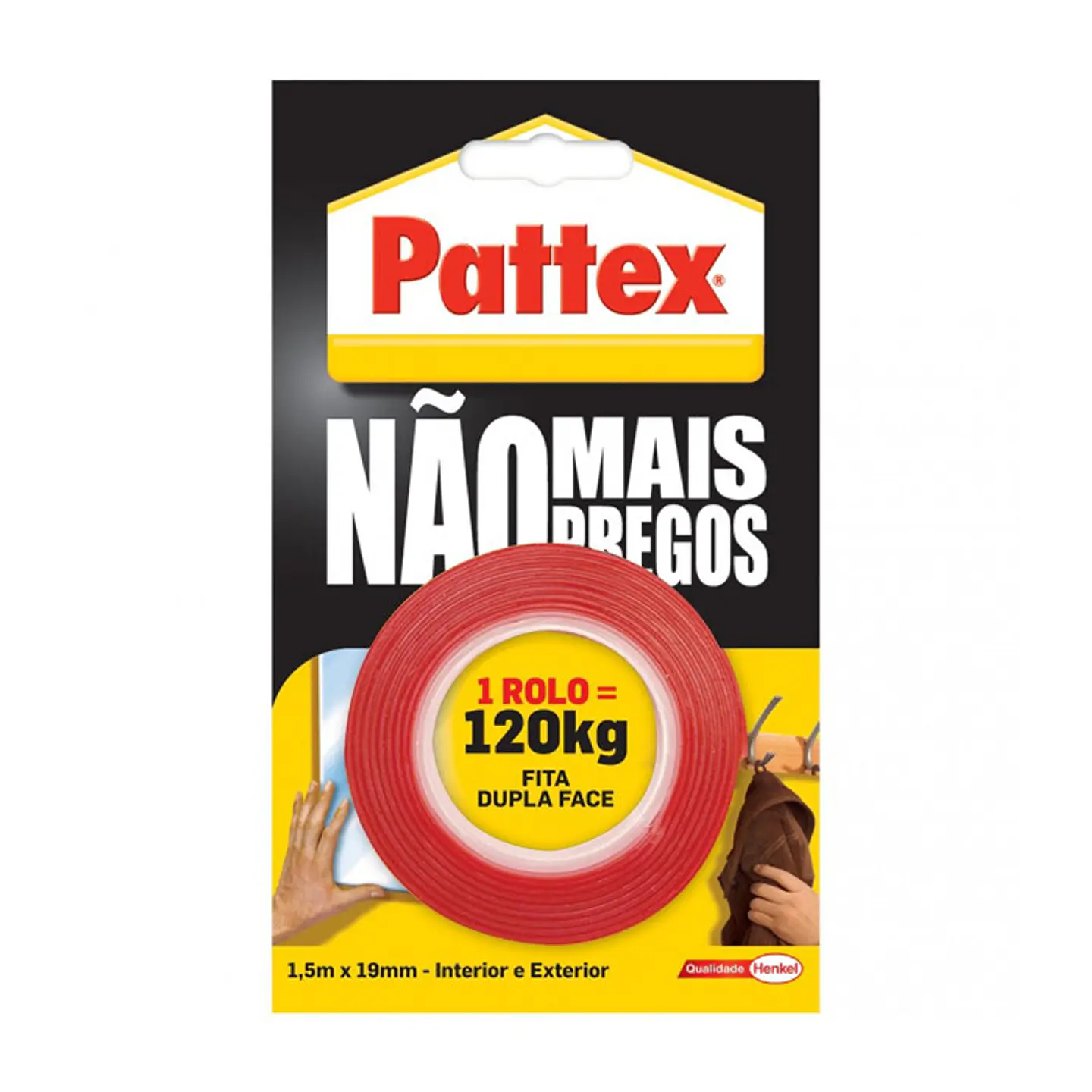 Fita Pattex Não Mais Pregos Dupla Face 1 1