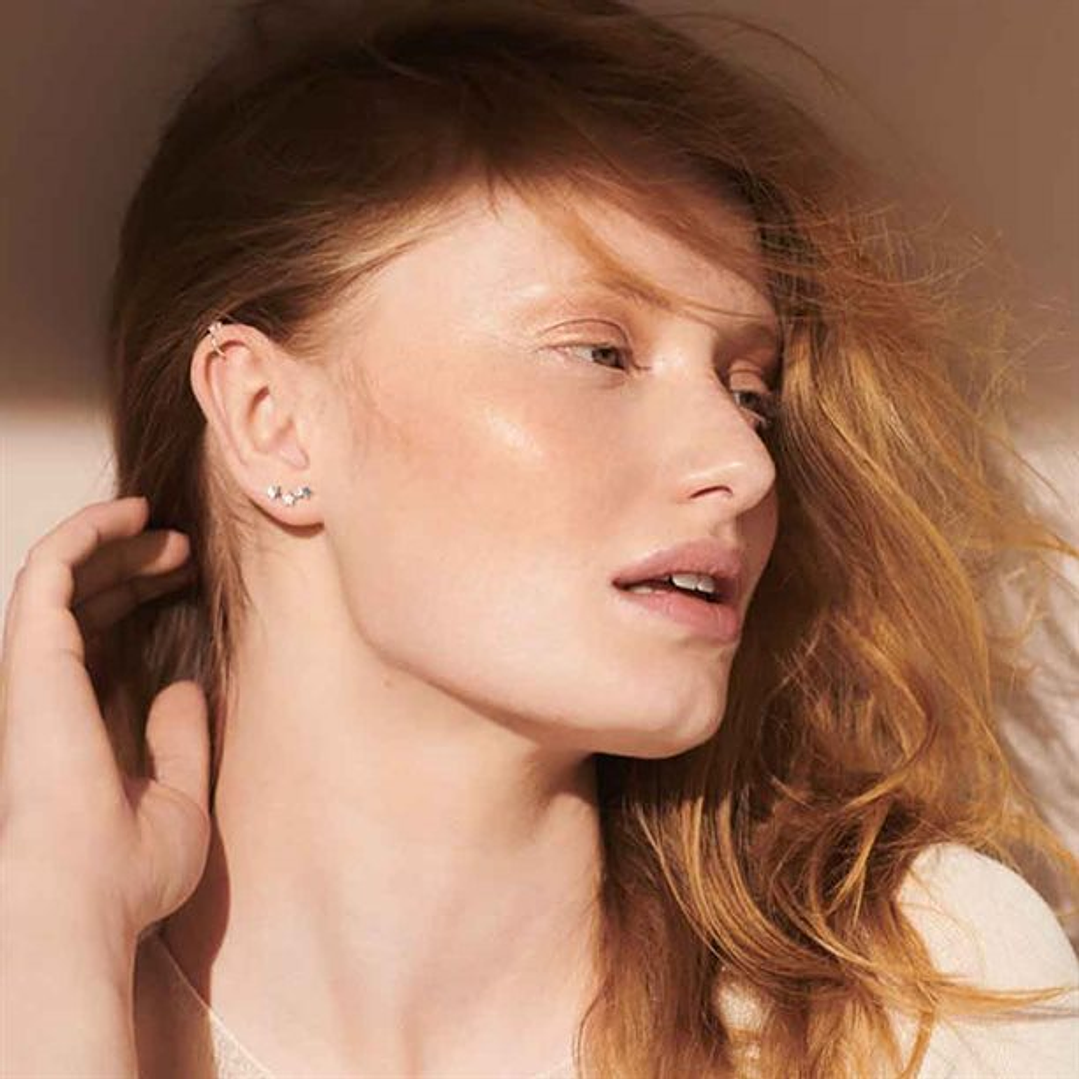 Conjunto de Brincos Seren Alora banho de prata 3