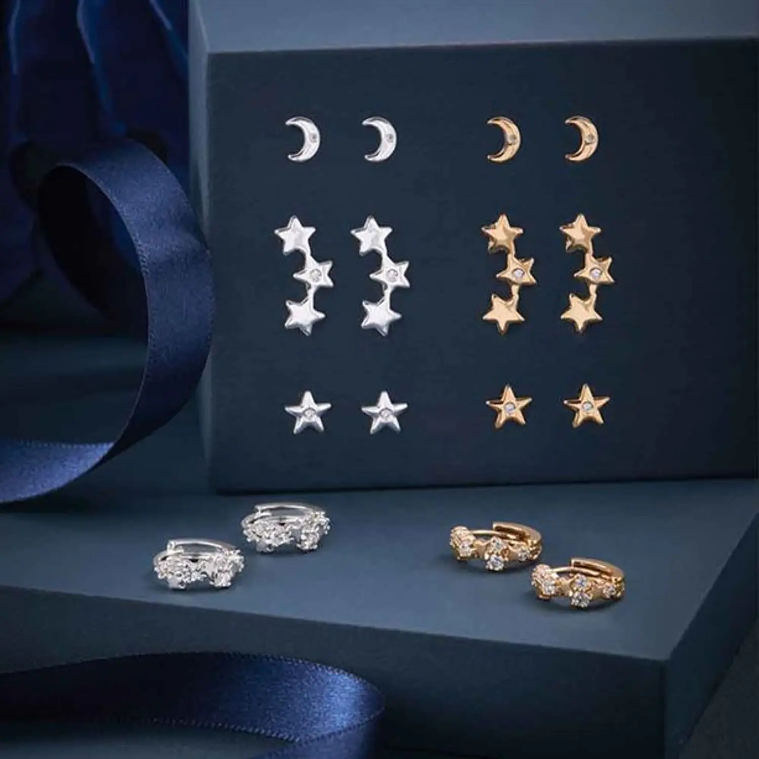 Conjunto de Brincos Seren Alora banho de OURO 18 quilates 1