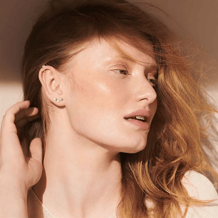 Conjunto de Brincos Seren Alora banho de OURO 18 quilates 3