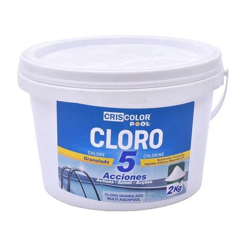 CLORO GRANULADO 2KG 5 AÇOES