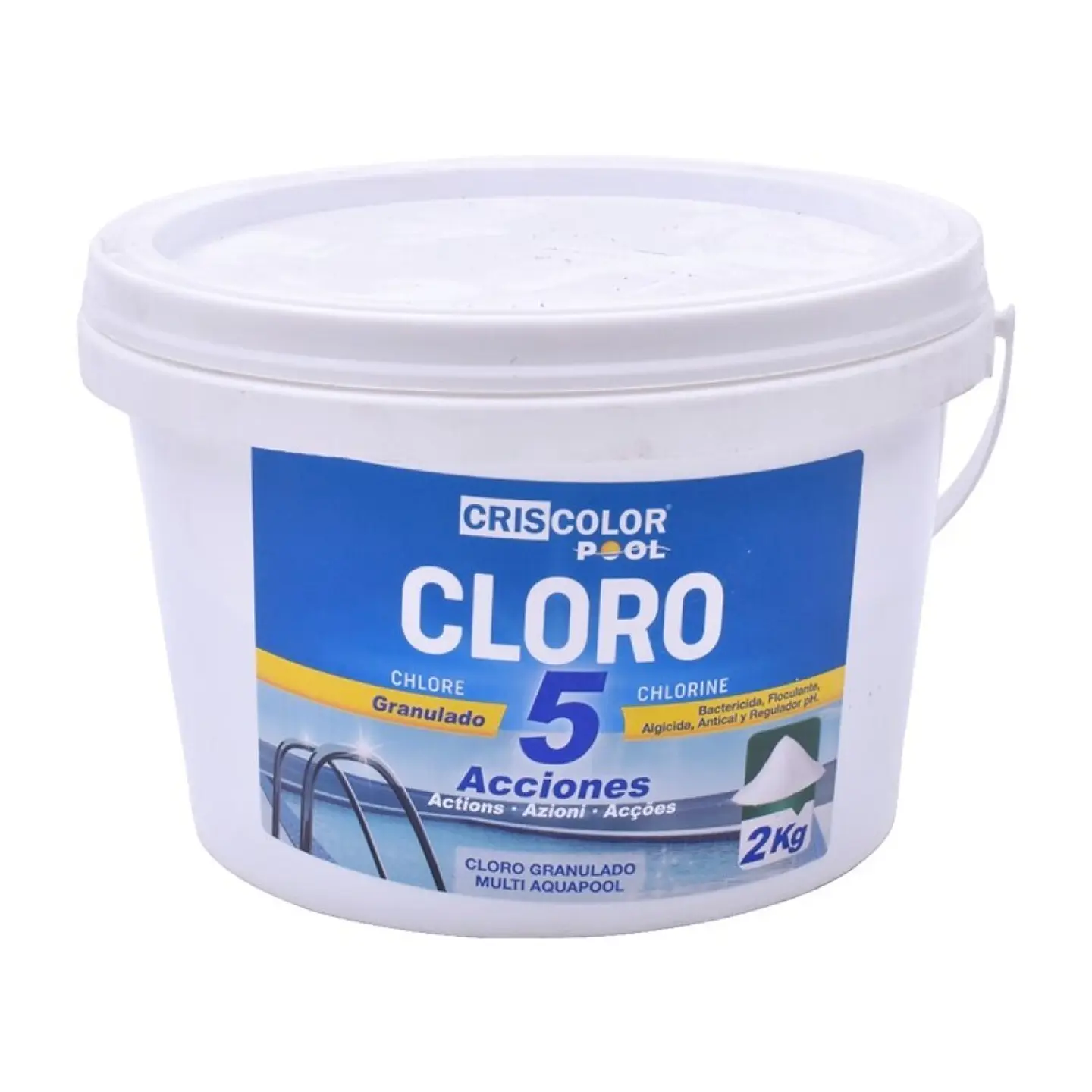 CLORO GRANULADO 2KG 5 AÇOES 1