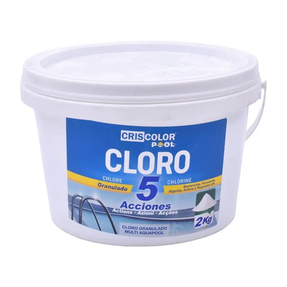 CLORO GRANULADO 2KG 5 AÇOES 1