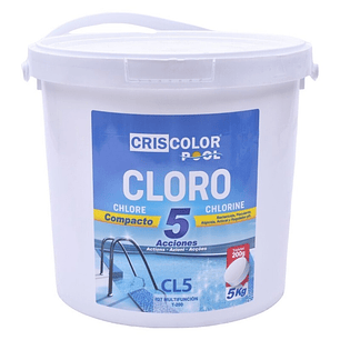 CLORO PASTILHAS 5KG 5 AÇOES