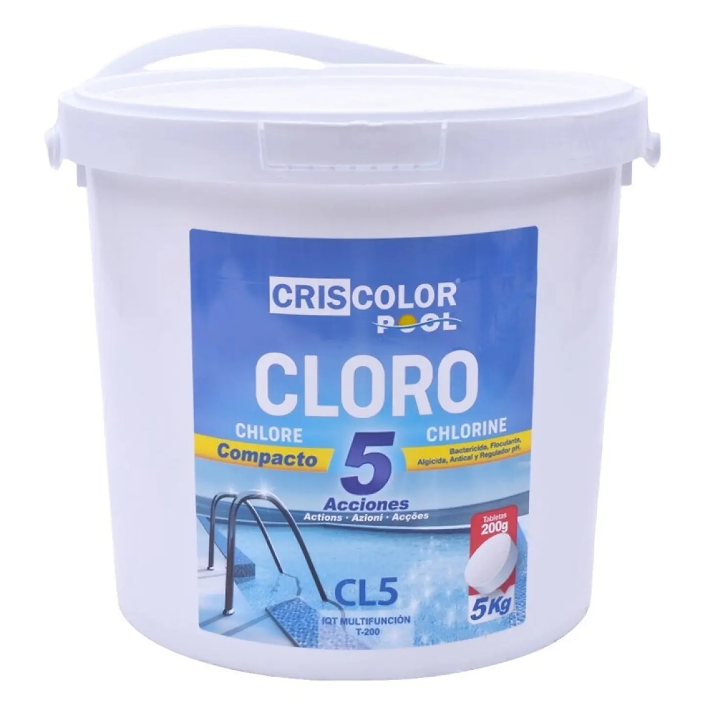 CLORO PASTILHAS 5KG 5 AÇOES 1