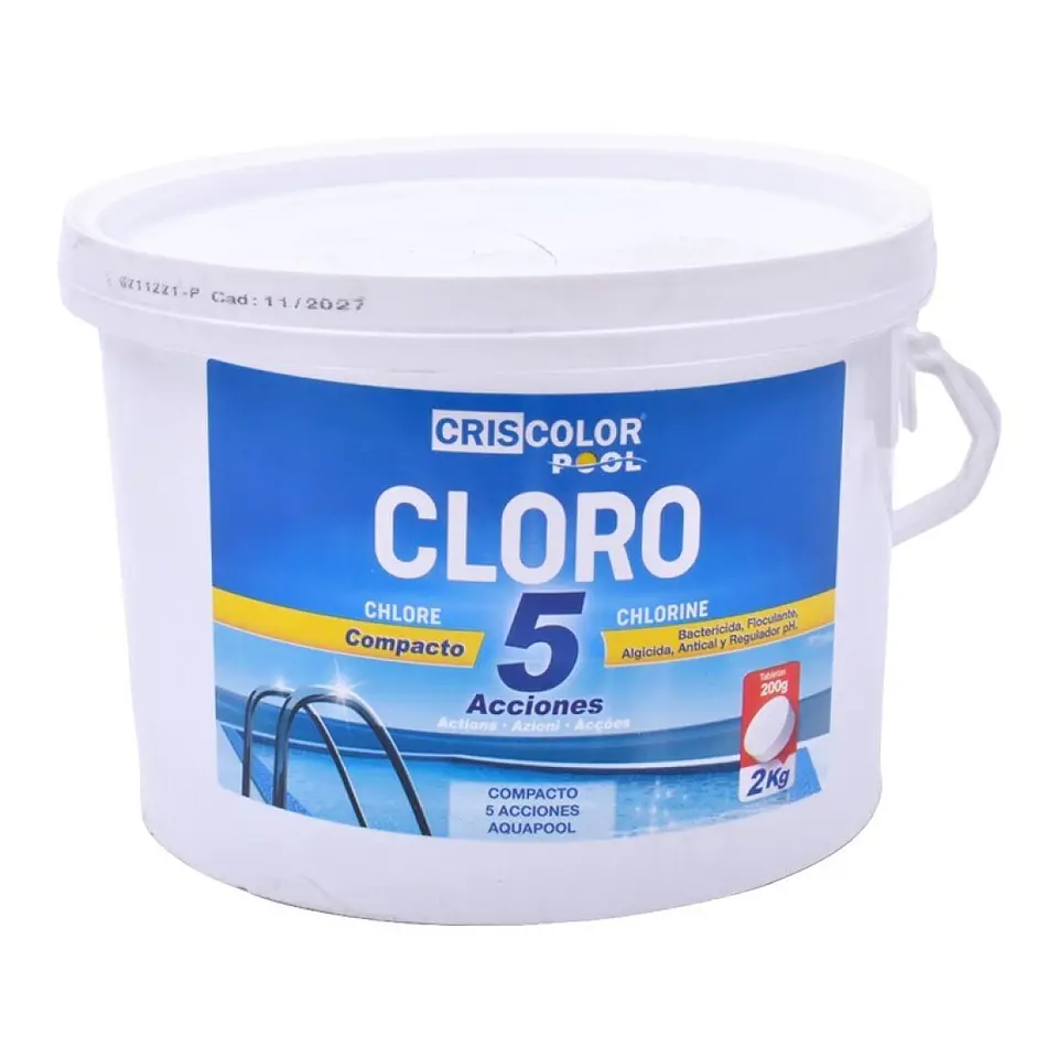 CLORO PASTILHAS 2KG 5 AÇOES 1