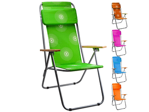 CADEIRA PRAIA REGULAVEL C/ ENCOSTO