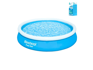 PISCINA INSUFLAVEL+BOMBA FILTRAÇAO