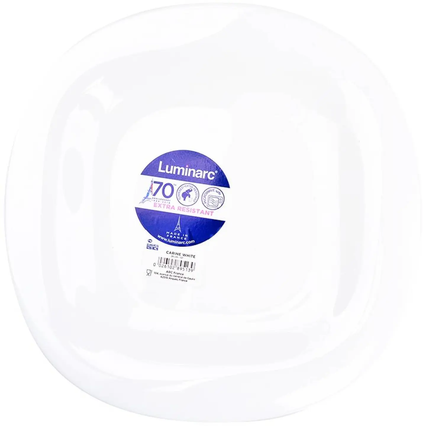 PRATO RASO CARINE LUMINARC 27CM 1