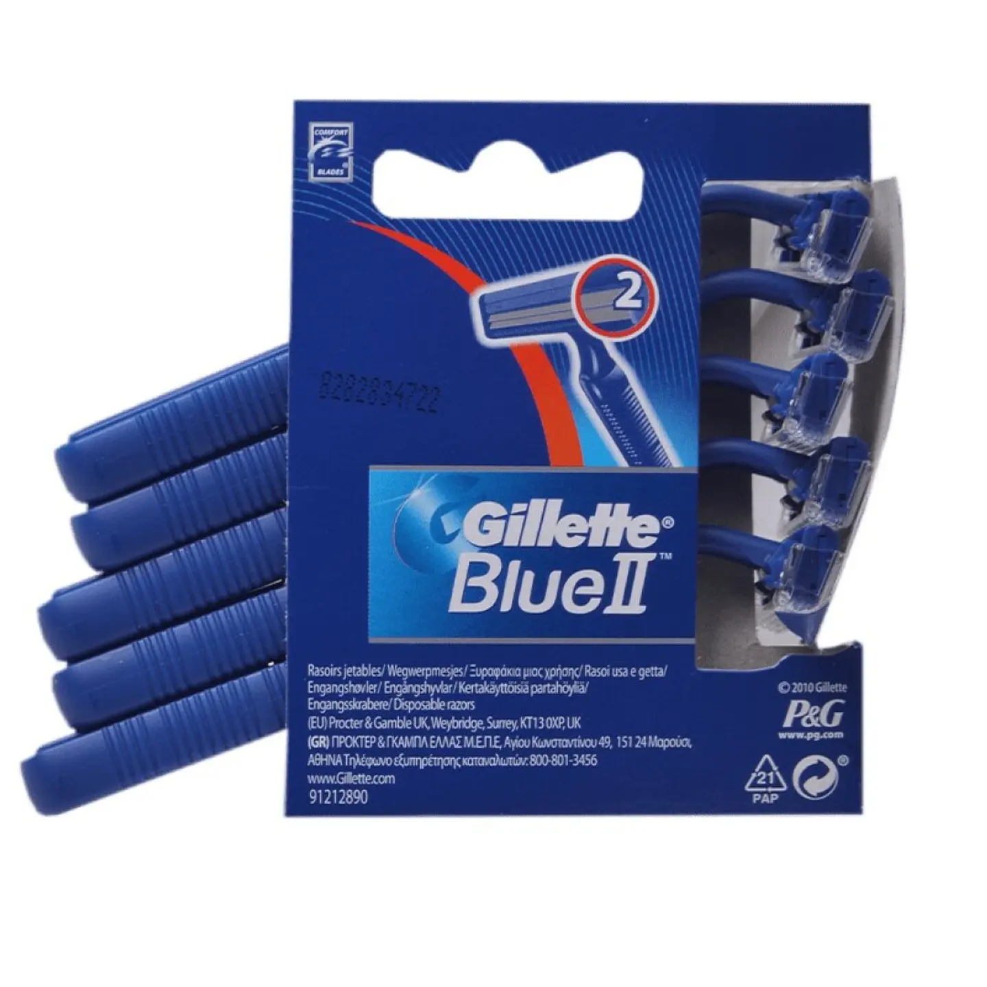 GILLETTE BLUE II 5PÇS 1