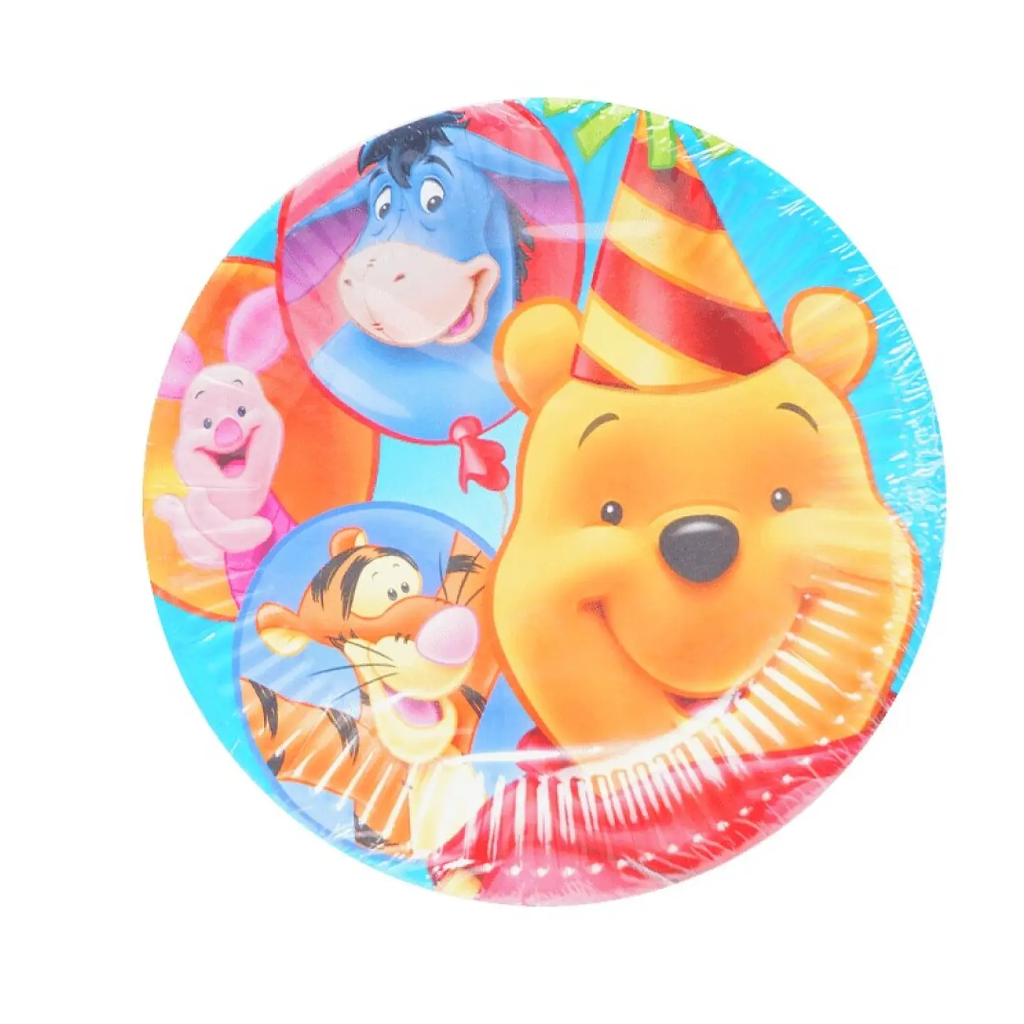 PRATO PAPEL WINNIE 20CM 10UNI 1