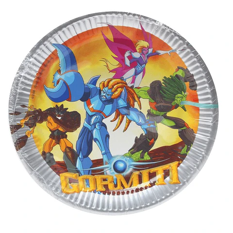 PRATO PAPEL GORMITI 23CM 8UNI