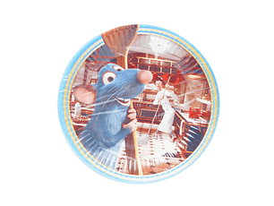 CONJ. 10 PRATOS PAPEL RATATOUILLE