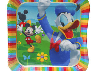 PRATO PAPEL 23X23CM 8UNI