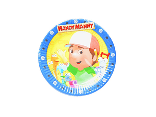 PRATO PAPEL MANNY 20CM 10UNI