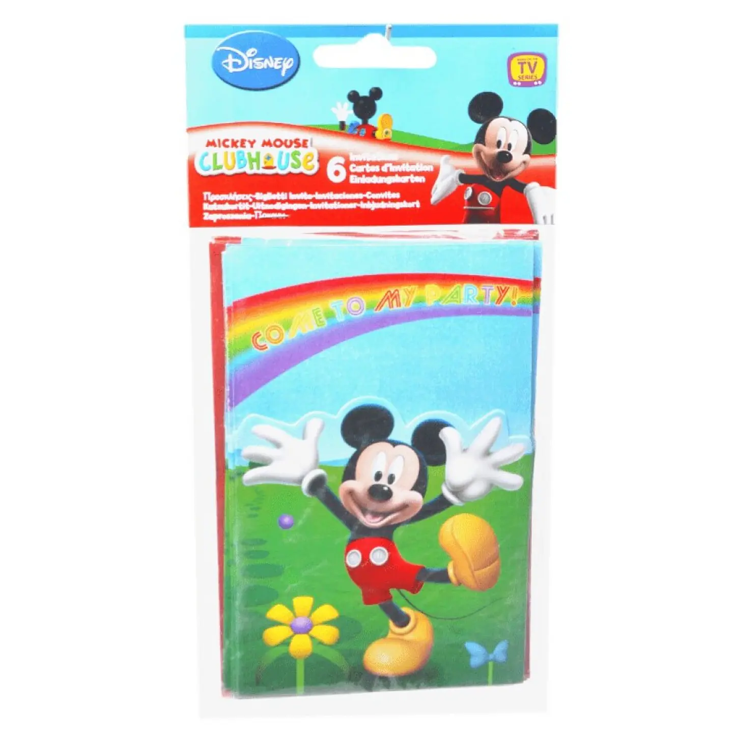CONVITES MICKEY 6UNI 1