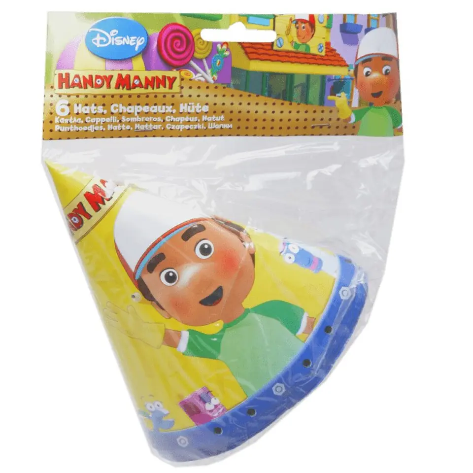 CHAPEU PAPEL MANNY 6UNI 1