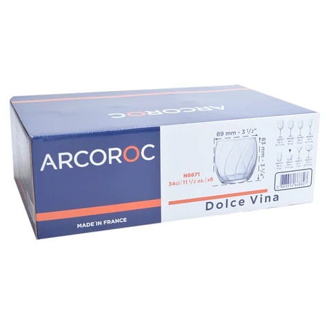 CONJ. 6 COPOS DOLCE VINA 34CL