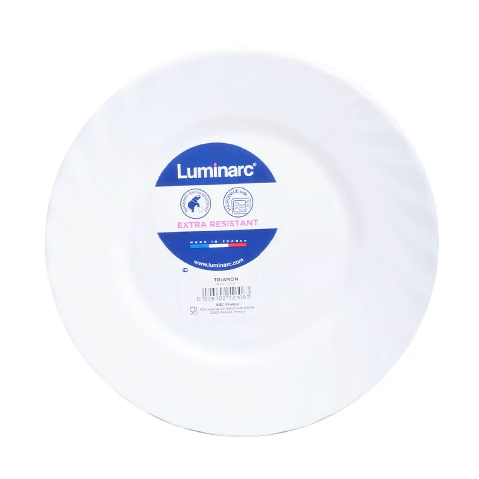 PRATO SOBREMESA TRIANON 19.5CM LUMINARC 1