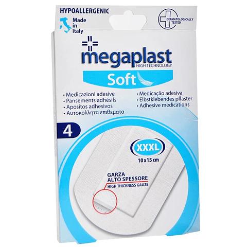 MEGAPLAST PENSO SOFT 4UN 10X15 XXXL