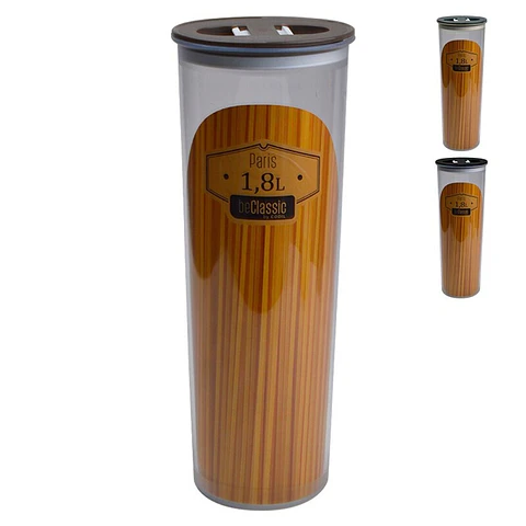 FRASCO PLAST.ESPARGUETE 1,8L