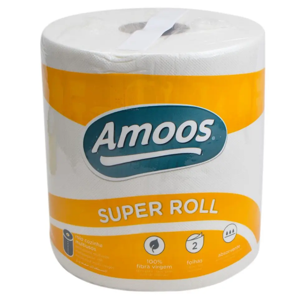 PAPEL COZINHA AMOOS SUPER ROLL 1=10 1