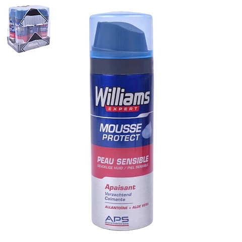 WILLIAMS ESPUMA BARBEAR P/SENS 200ML
