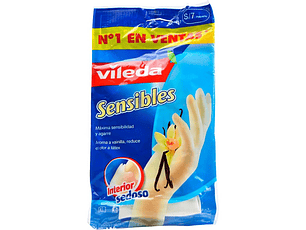 LUVA LATEX VILEDA PEQ.